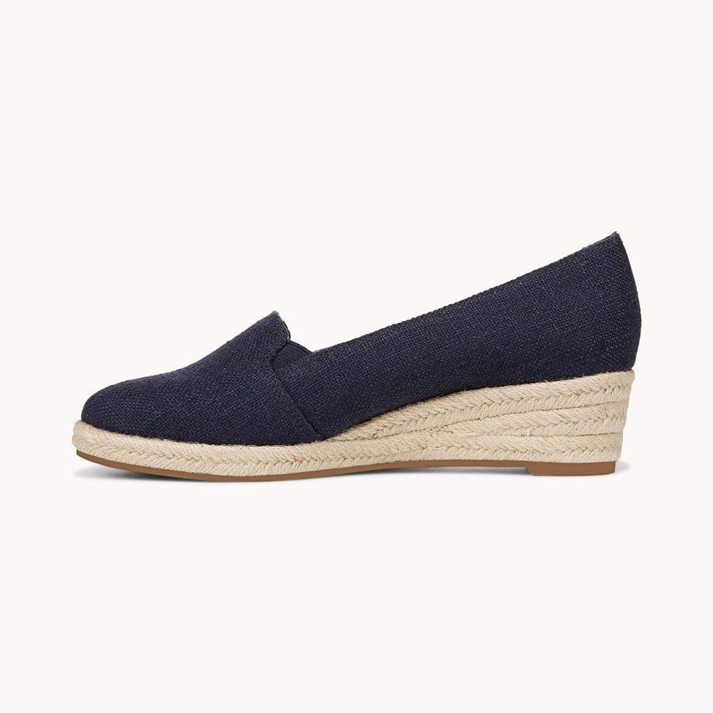 LifeStride Kamilla Wedge Slip On - Lux Navy Fabric
