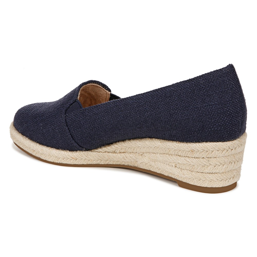 LifeStride Kamilla Wedge Slip On - Lux Navy Fabric