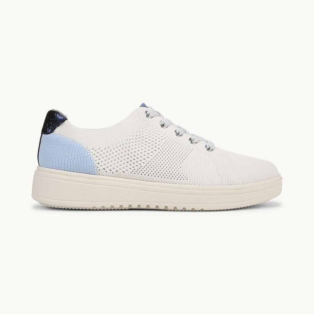 LifeStride VIP Sneaker - Cream Knit Fabric