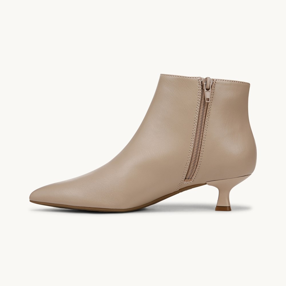 LifeStride Maya Ankle Bootie - Tender Taupe Faux Leather