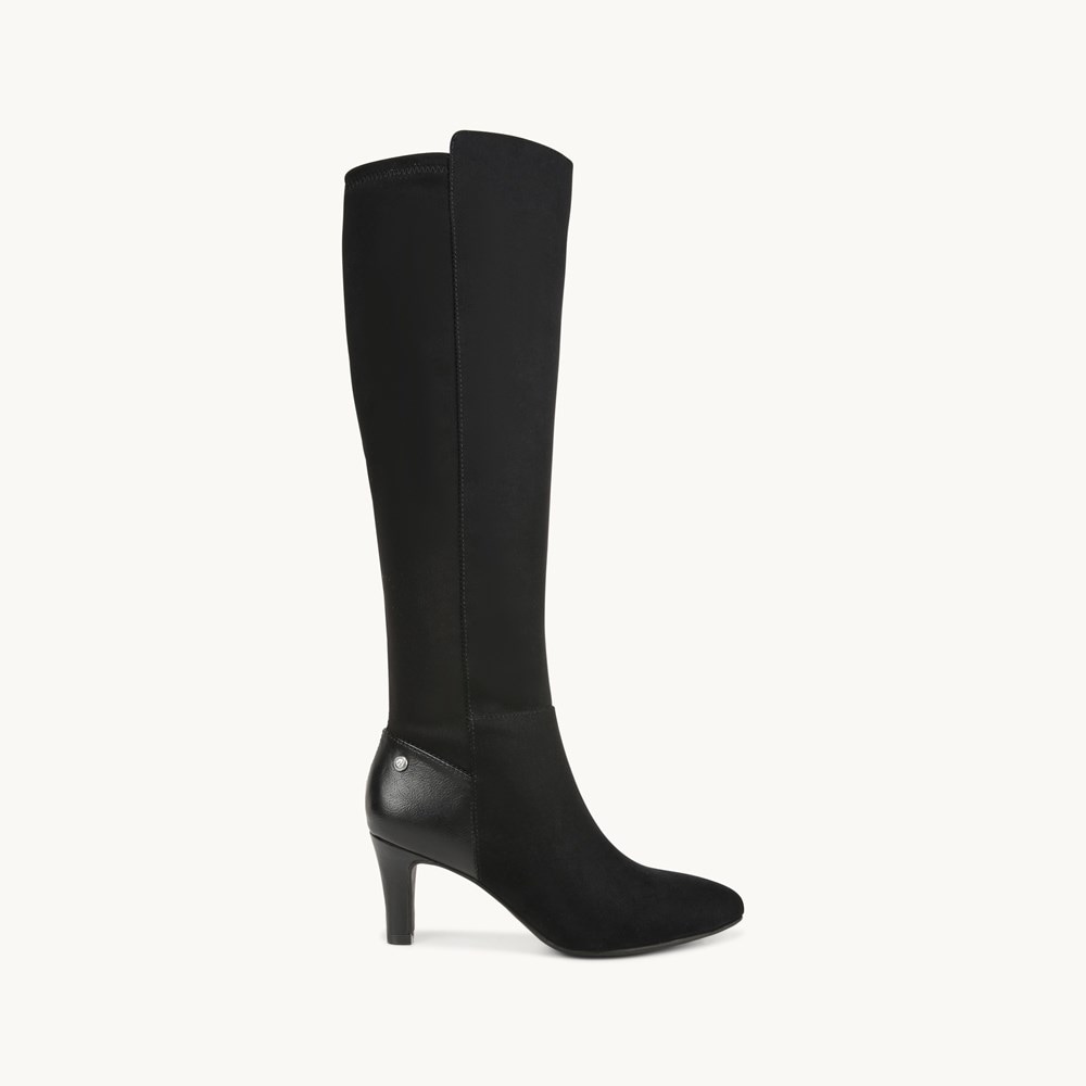 LifeStride Gracie Wide Calf Boot - Black Fabric