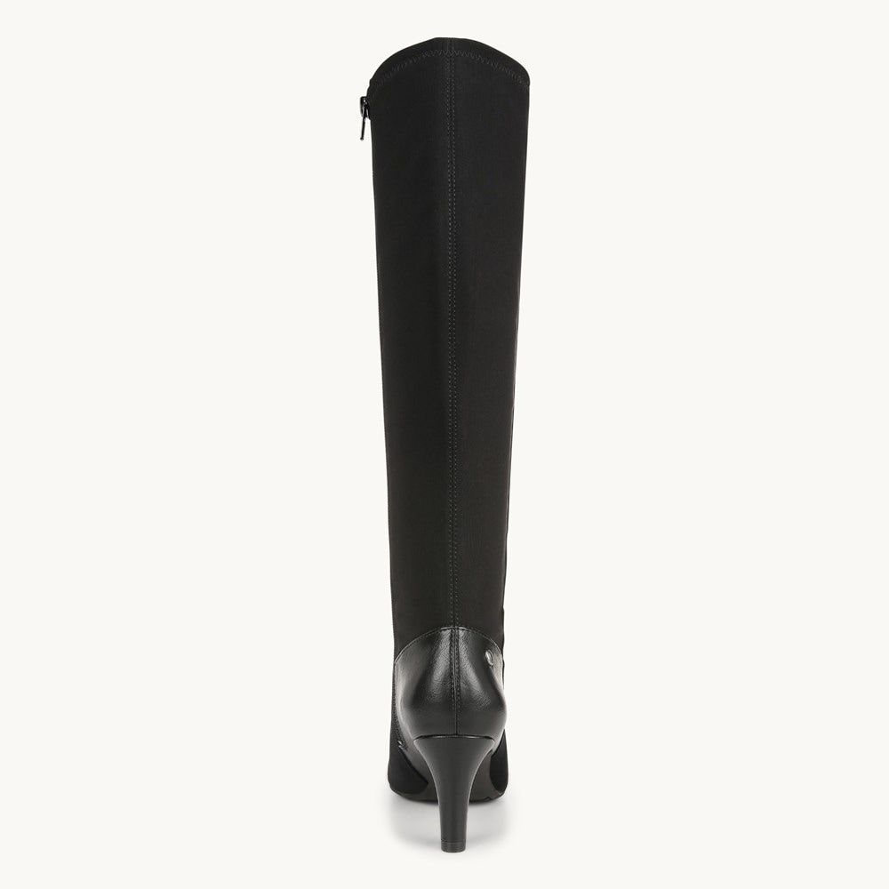 LifeStride Gracie Wide Calf Boot - Black Fabric
