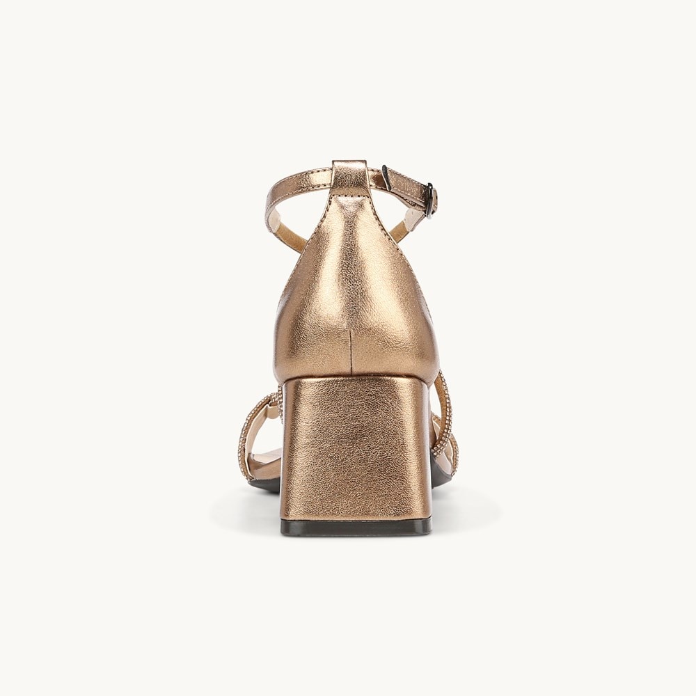 LifeStride Captivate Dress Sandal - Bronze Faux Leather