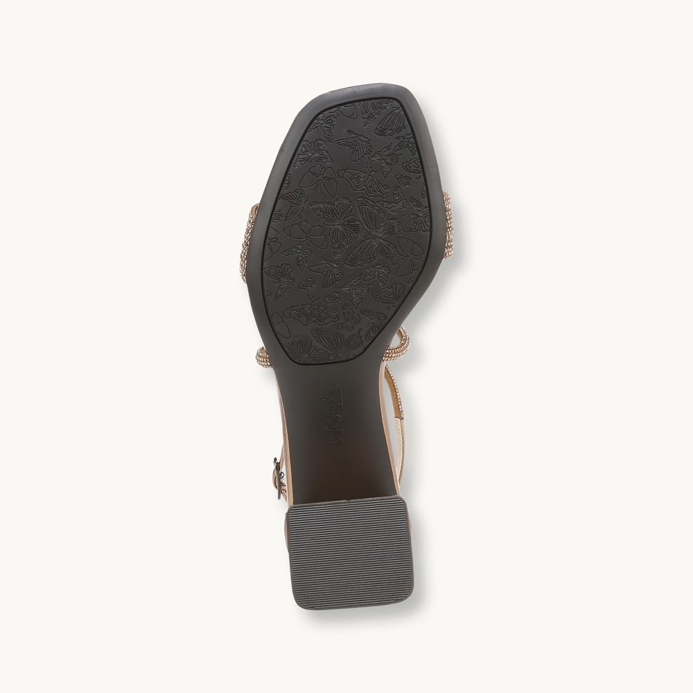 LifeStride Captivate Dress Sandal - Bronze Faux Leather