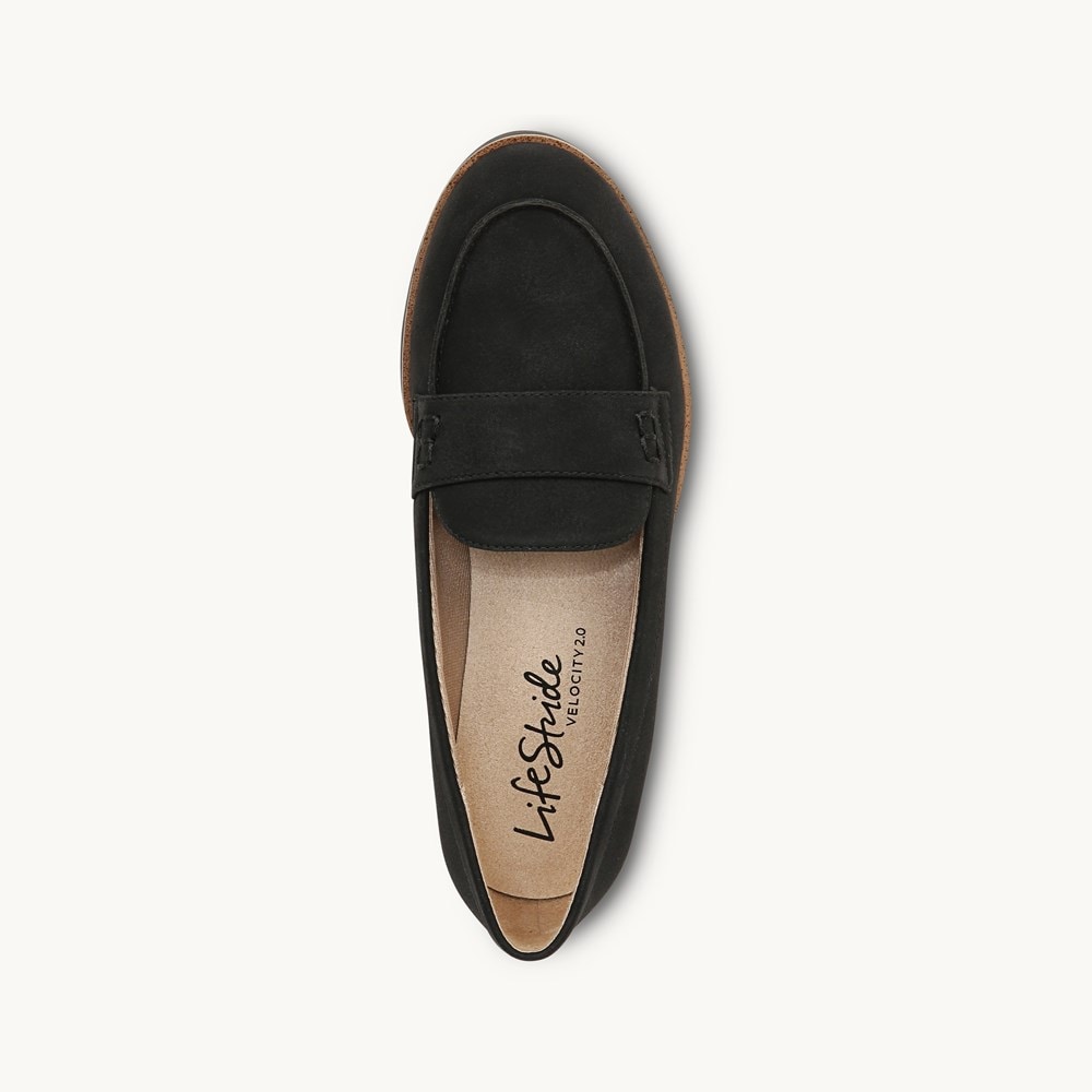 LifeStride Zee Loafer - Black/Black