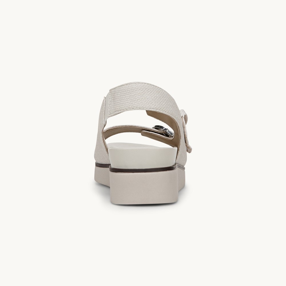 LifeStride Goodie Slingback Sandal - Bone Faux Leather