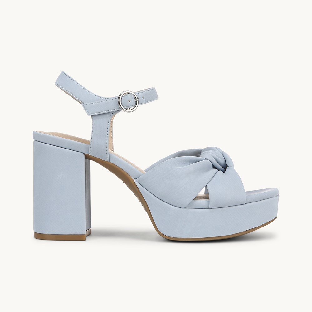 LifeStride August Dress Sandal - Blue Faux Leather