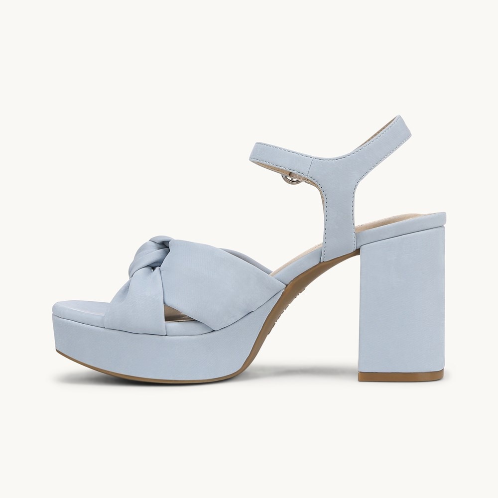 LifeStride August Dress Sandal - Blue Faux Leather