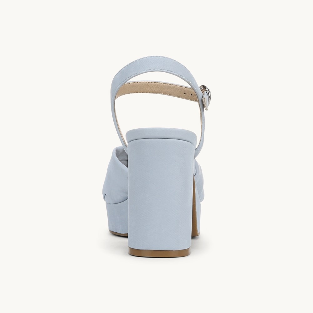 LifeStride August Dress Sandal - Blue Faux Leather