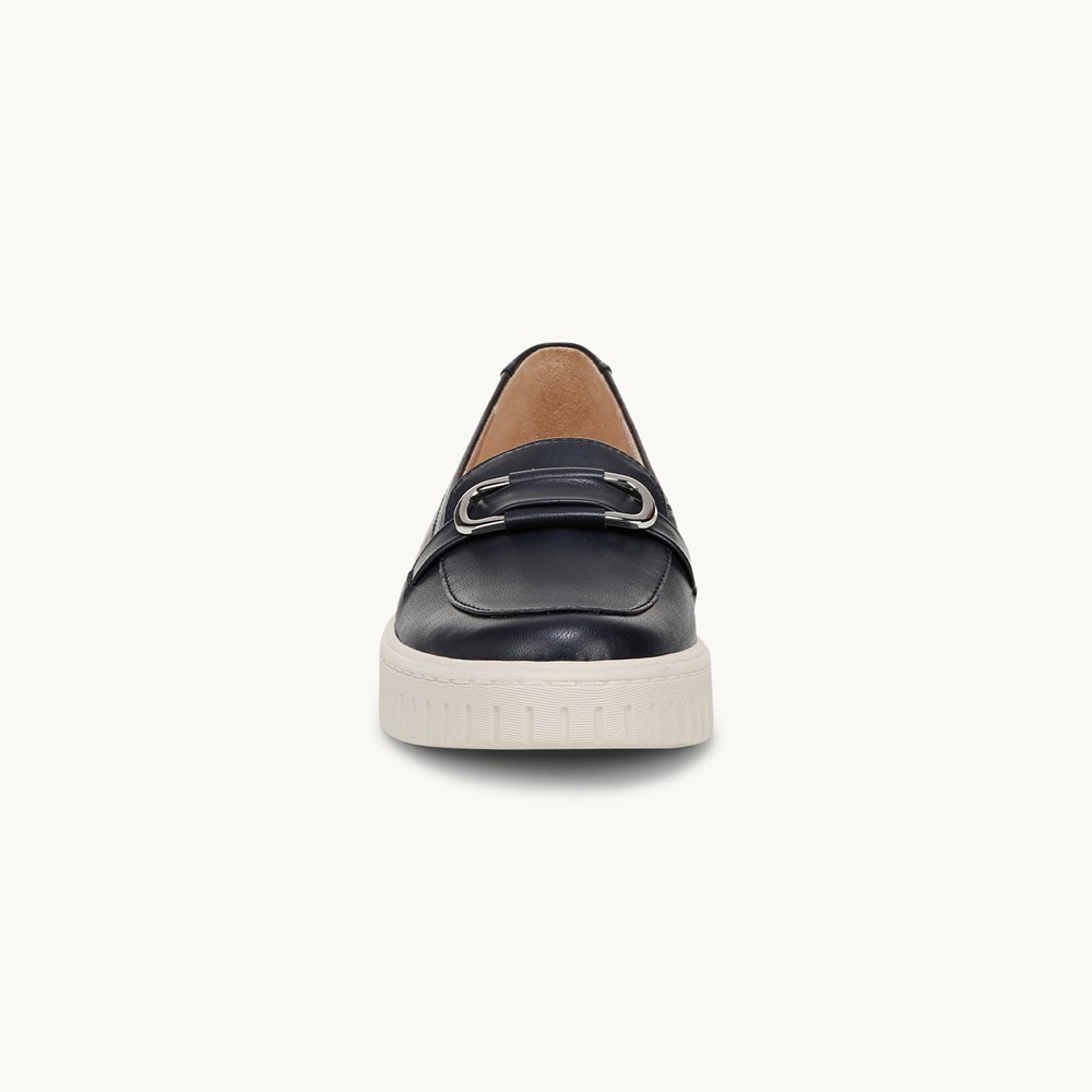 LifeStride Geneva Bit Loafer - Lux Navy Faux Leather