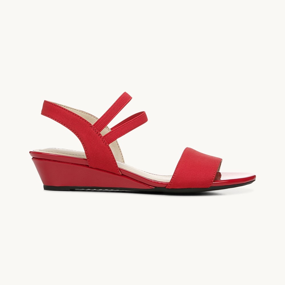 LifeStride Yolo Sandal - Red Fabric