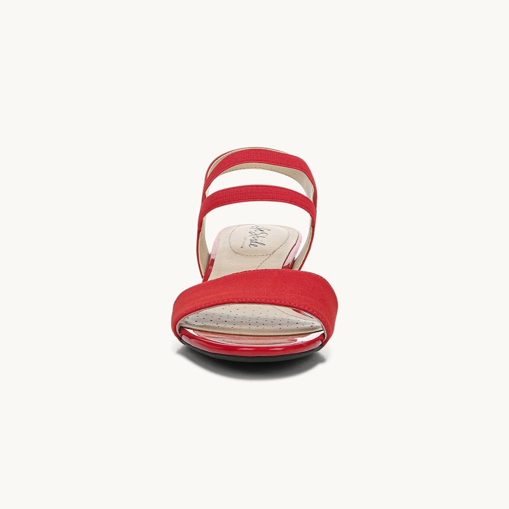 LifeStride Yolo Sandal - Red Fabric
