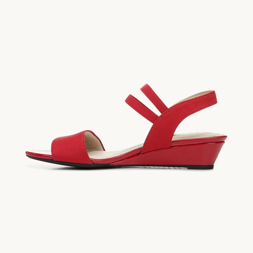 LifeStride Yolo Sandal - Red Fabric