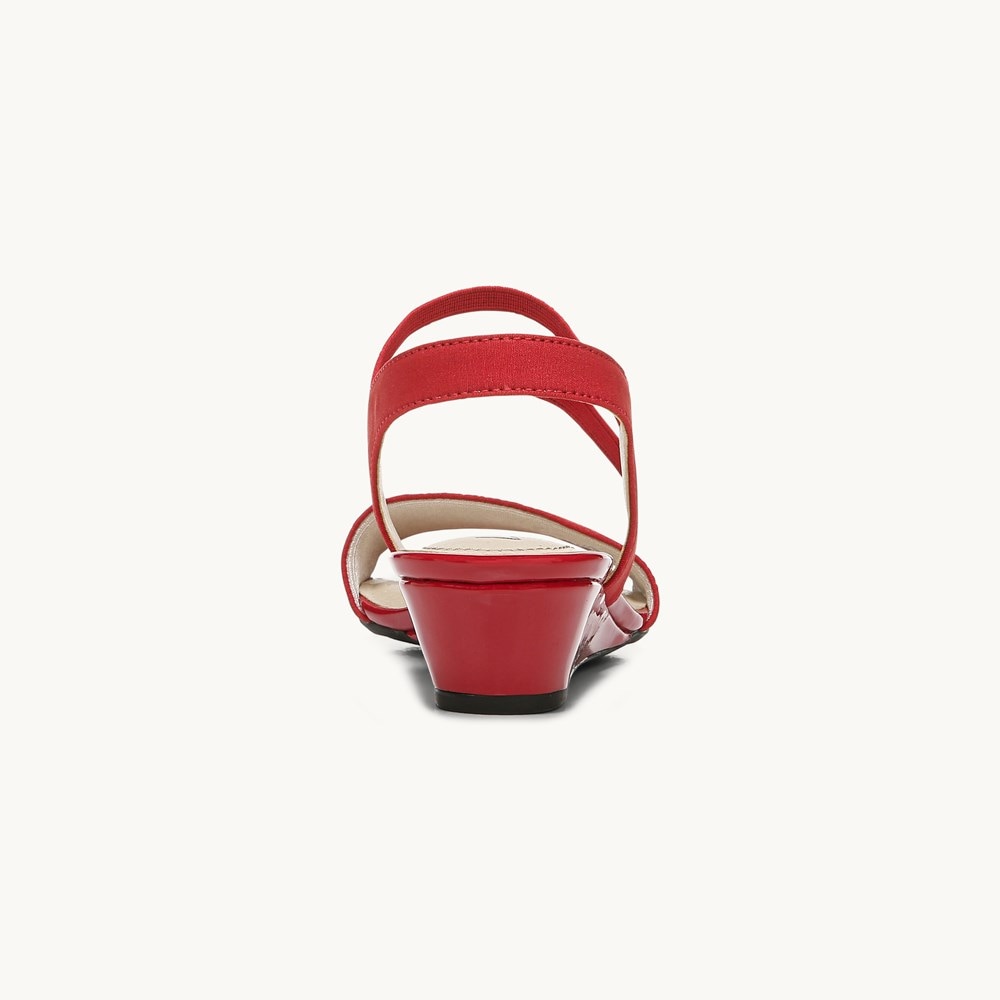LifeStride Yolo Sandal - Red Fabric