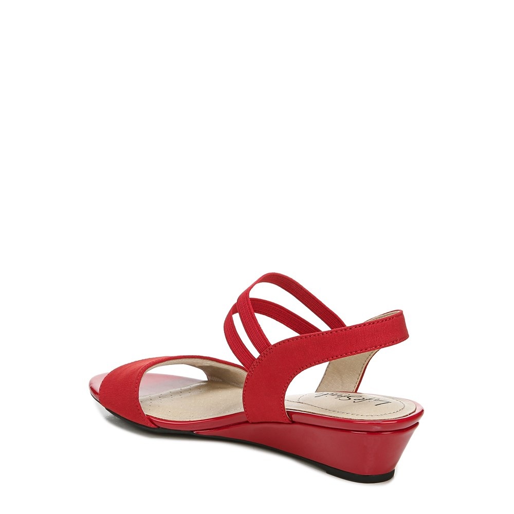 LifeStride Yolo Sandal - Red Fabric