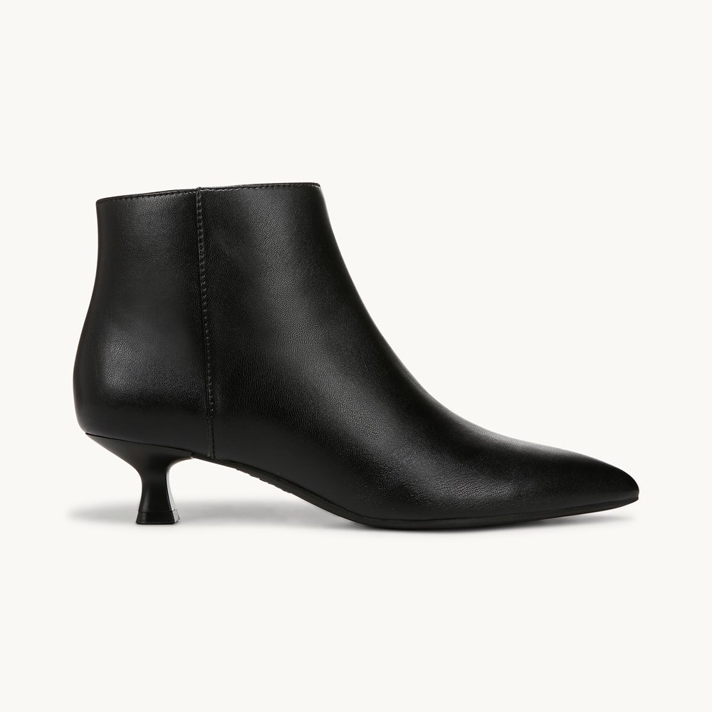 LifeStride Maya Ankle Bootie - Black Faux Leather