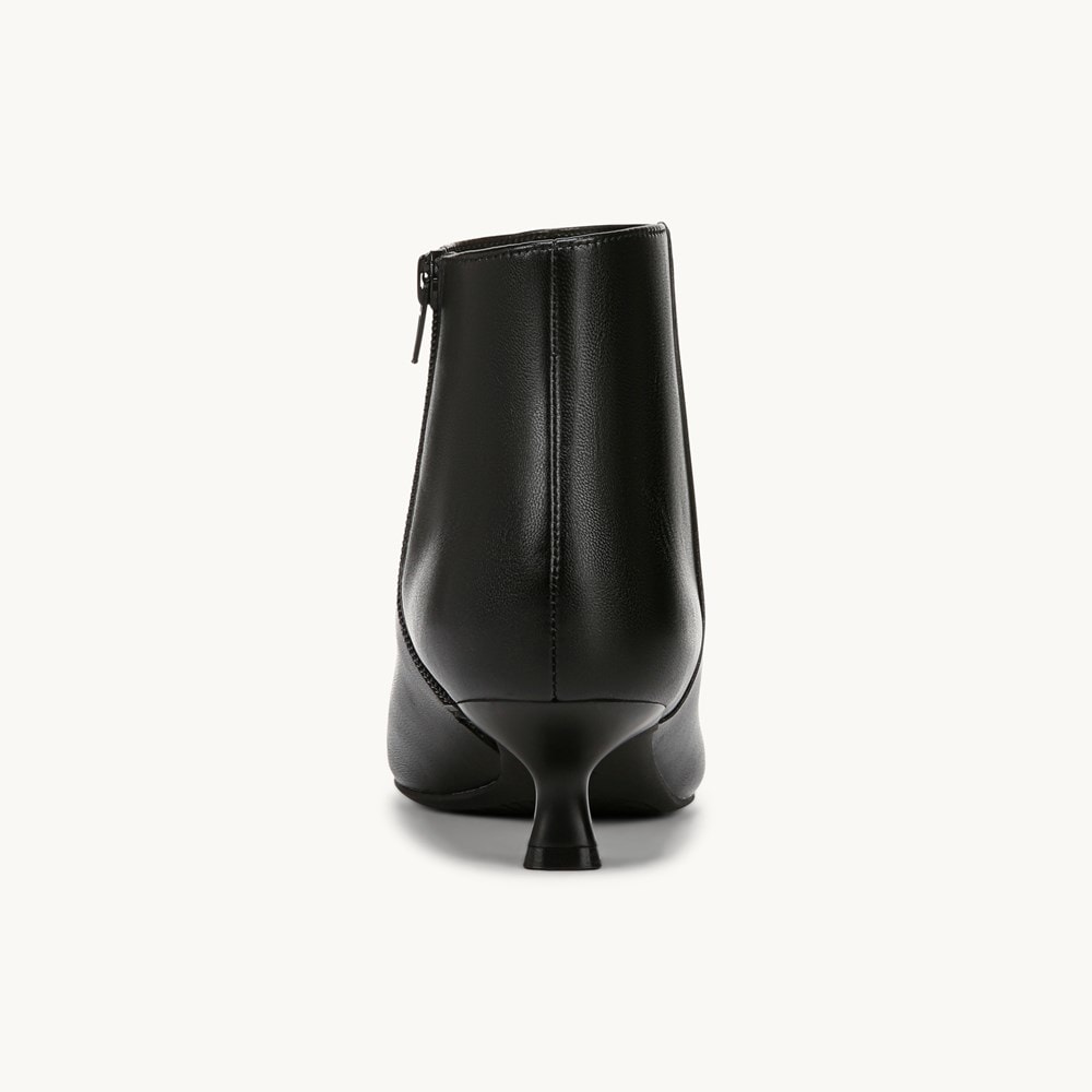 LifeStride Maya Ankle Bootie - Black Faux Leather