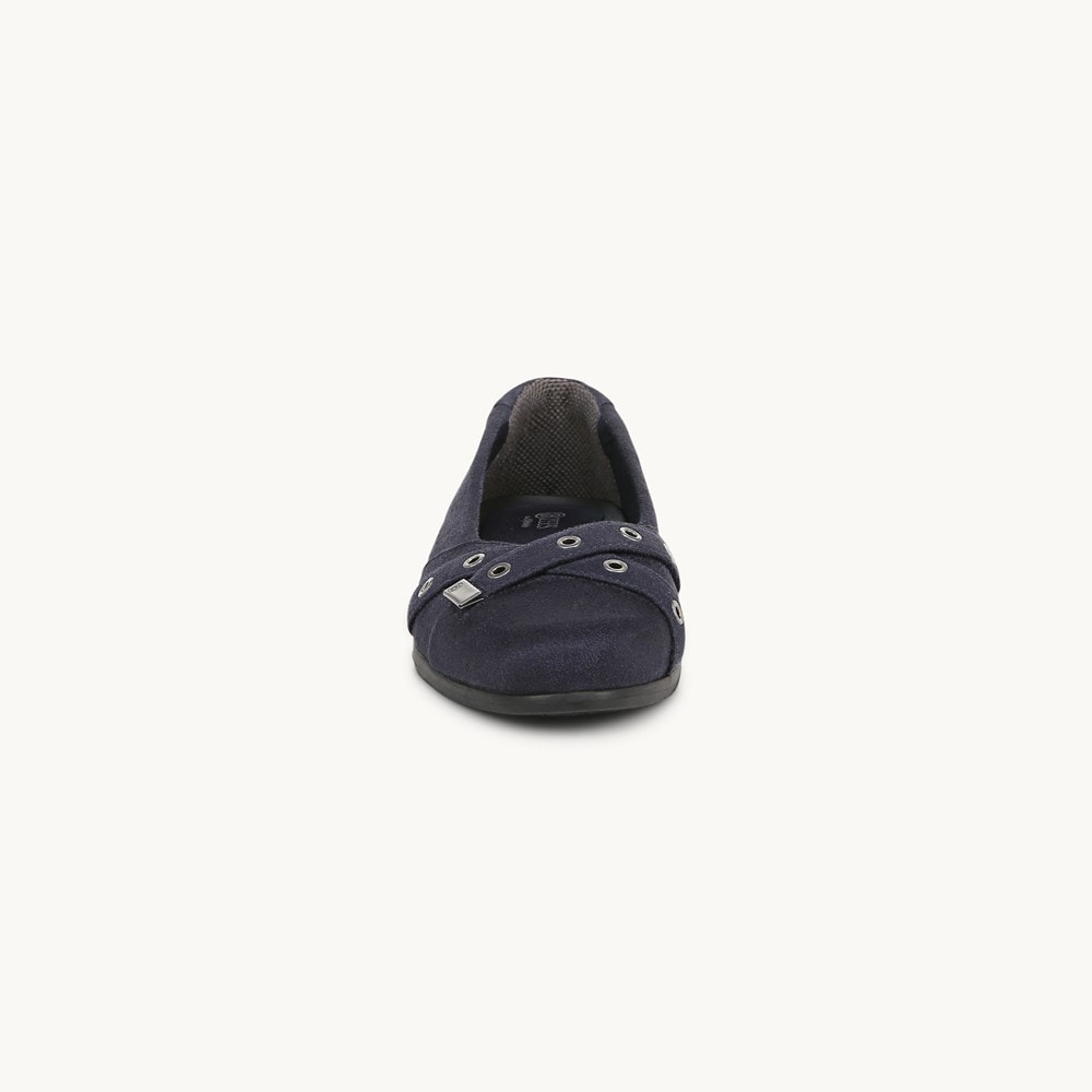 LifeStride Kira Ballet Flat - Navy Blazer Microfiber
