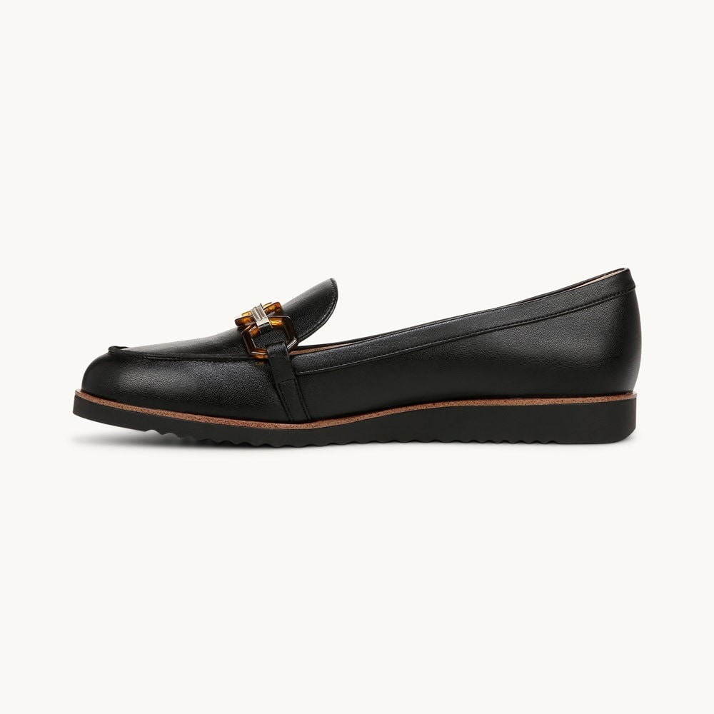 LifeStride Zee 3 Loafer - Black Faux Leather