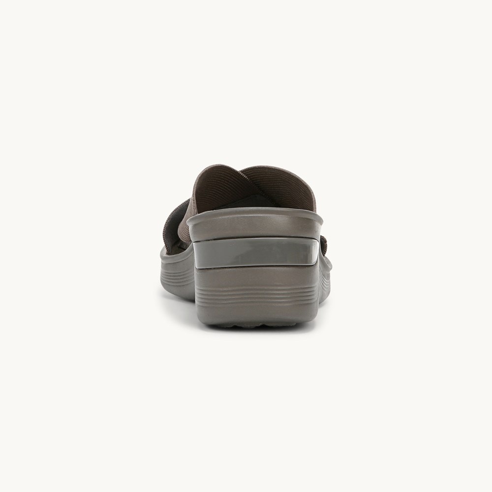 LifeStride Desire Wedge Sandal - Morel Stretch Fabric