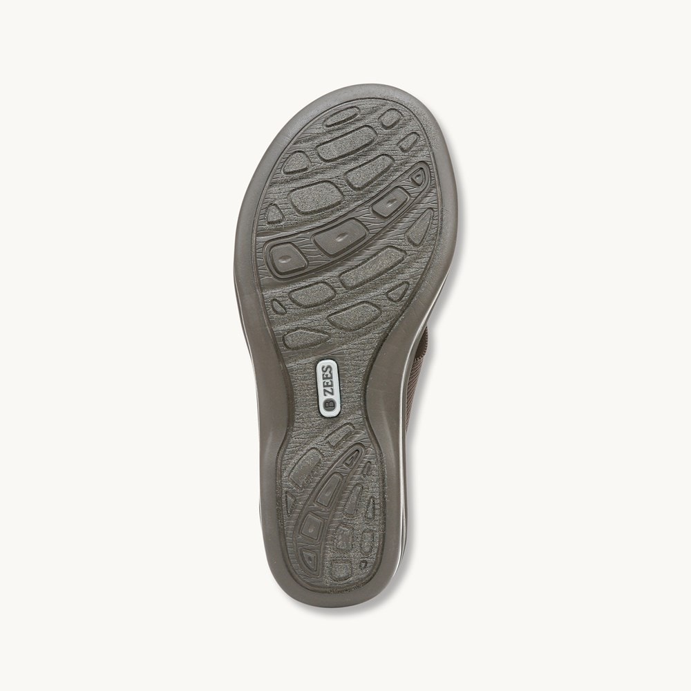 LifeStride Desire Wedge Sandal - Morel Stretch Fabric