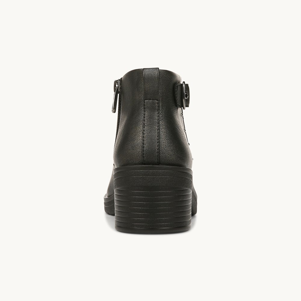 LifeStride Other Half Ankle Bootie - Black Fabric