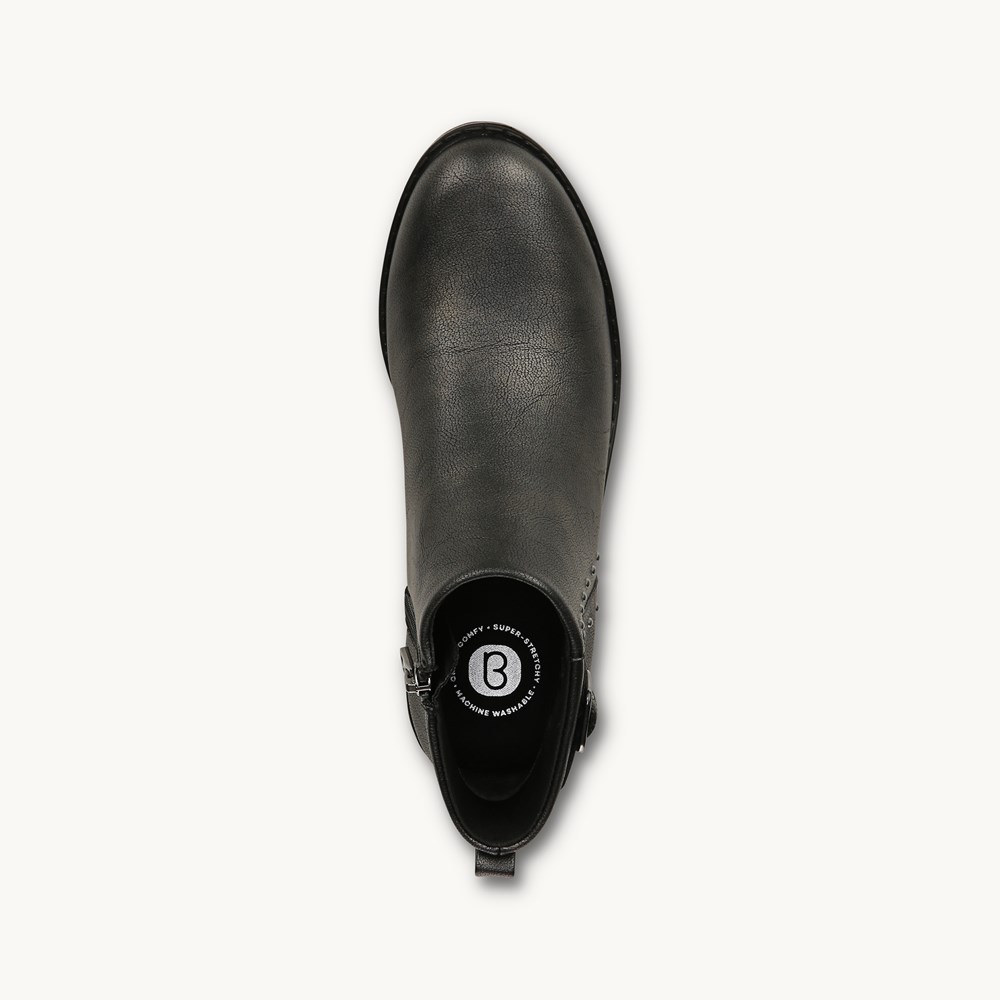 LifeStride Other Half Ankle Bootie - Black Fabric
