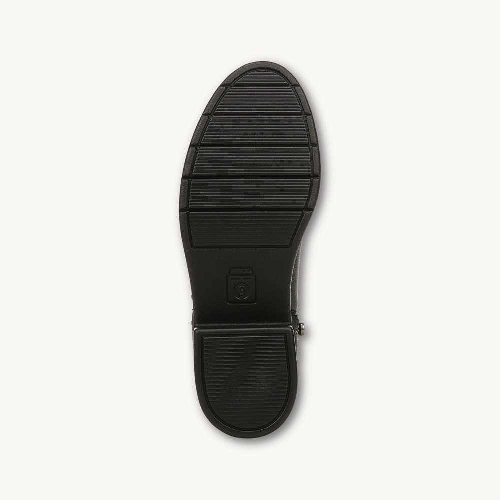 LifeStride Other Half Ankle Bootie - Black Fabric