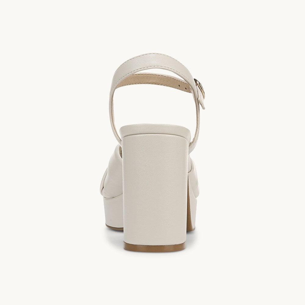 LifeStride August Dress Sandal - Bone Faux Leather