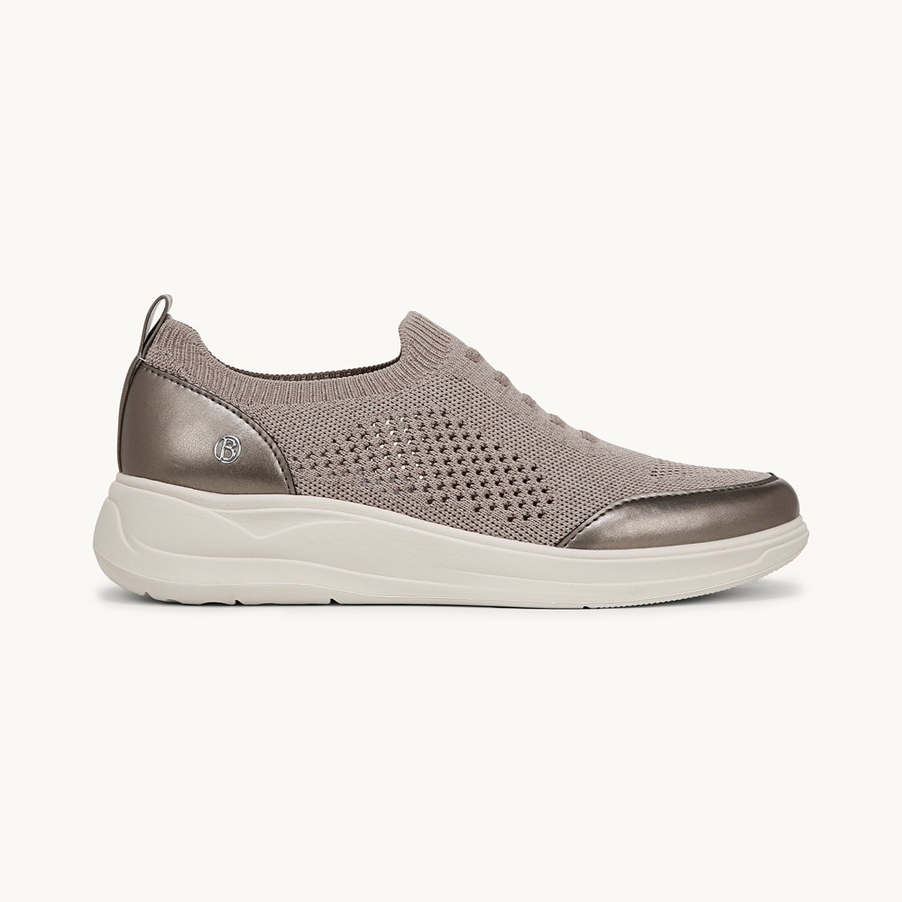 LifeStride Timeless Sneaker - Latte Knit Fabric