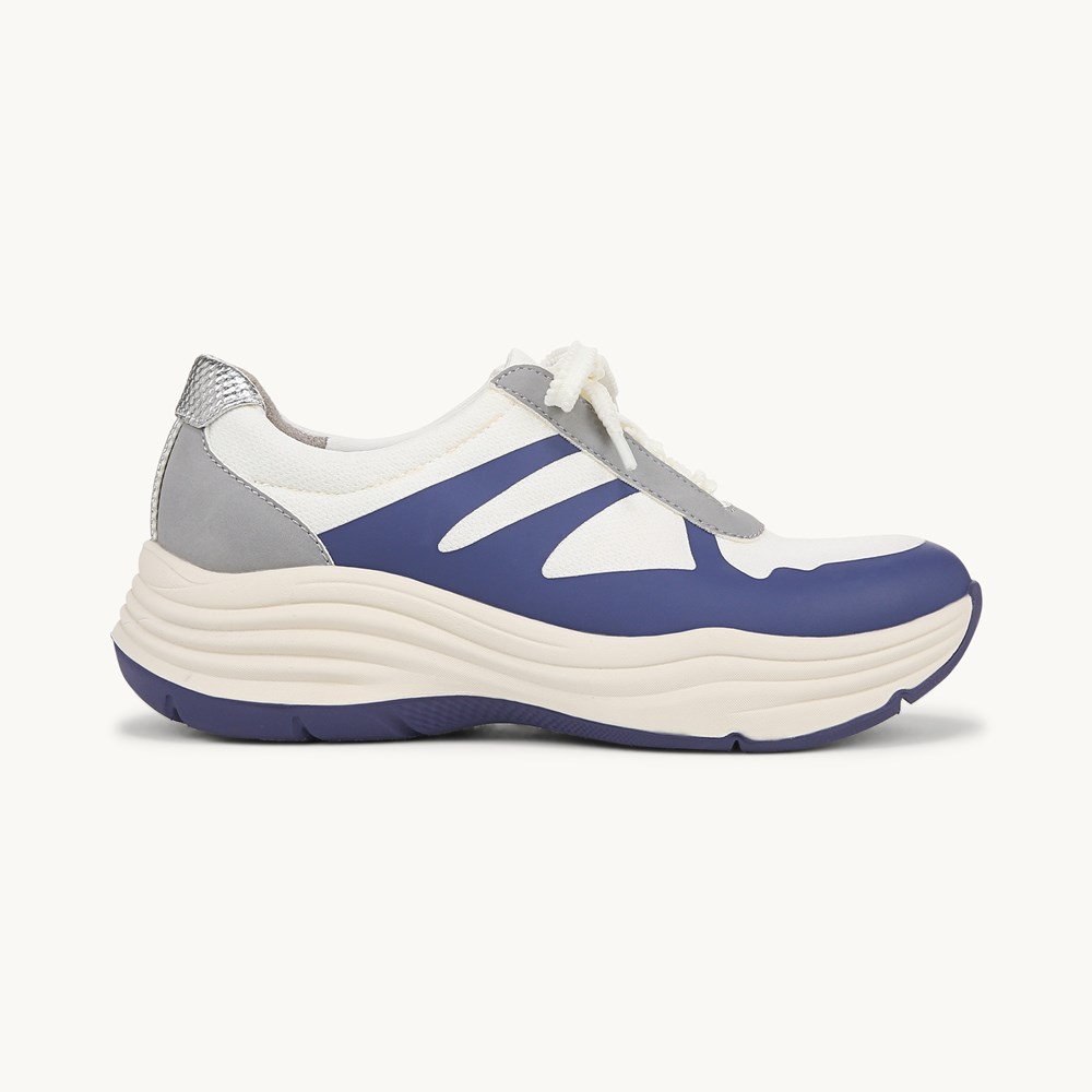 LifeStride Impulse Sneaker - Skipper Blue Stretch Fabric