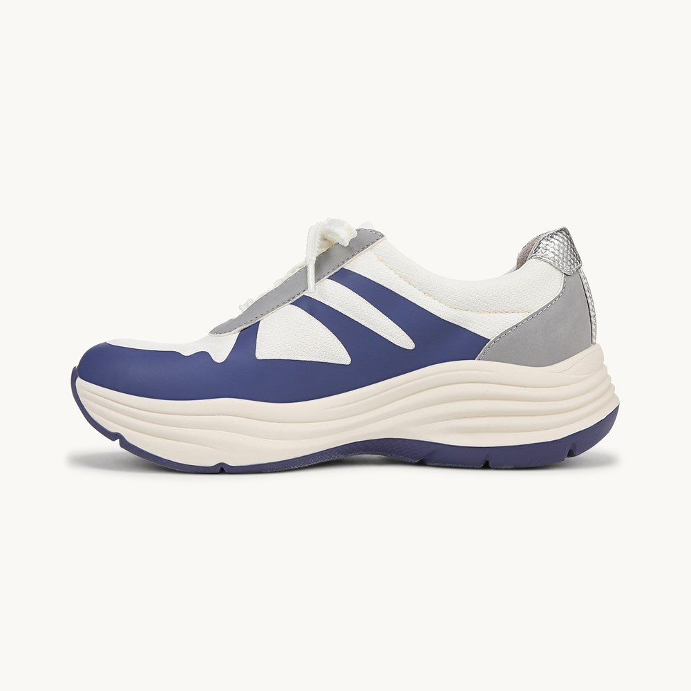LifeStride Impulse Sneaker - Skipper Blue Stretch Fabric
