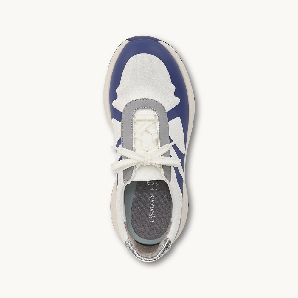 LifeStride Impulse Sneaker - Skipper Blue Stretch Fabric