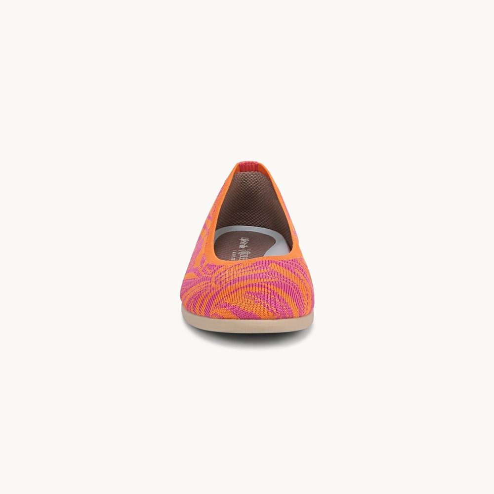 LifeStride Kit 2 Ballet Flat - Paradise Pink Knit Fabric