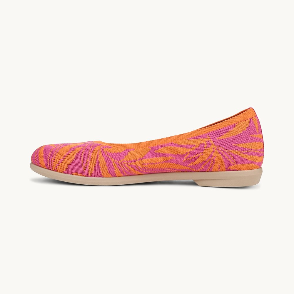 LifeStride Kit 2 Ballet Flat - Paradise Pink Knit Fabric