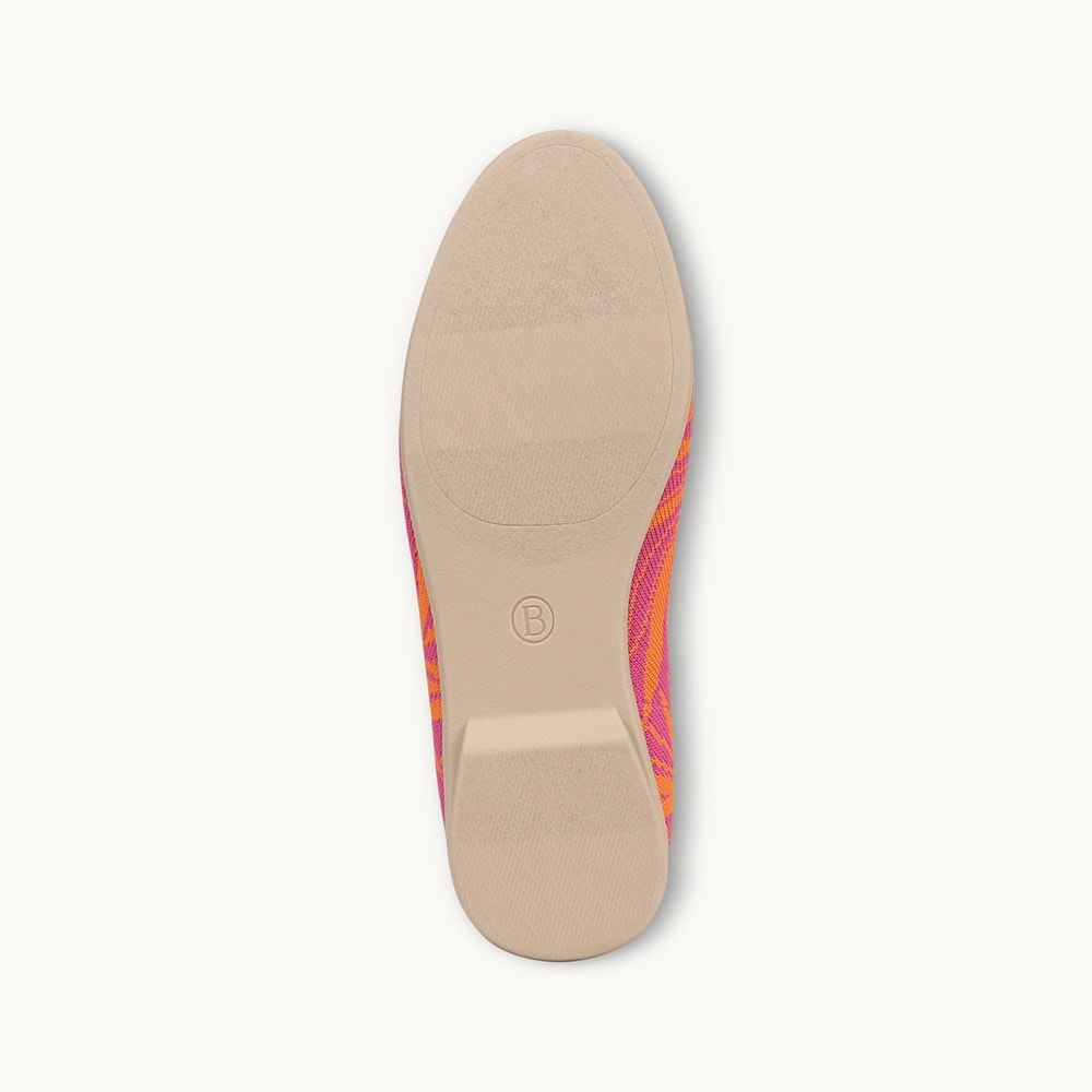 LifeStride Kit 2 Ballet Flat - Paradise Pink Knit Fabric
