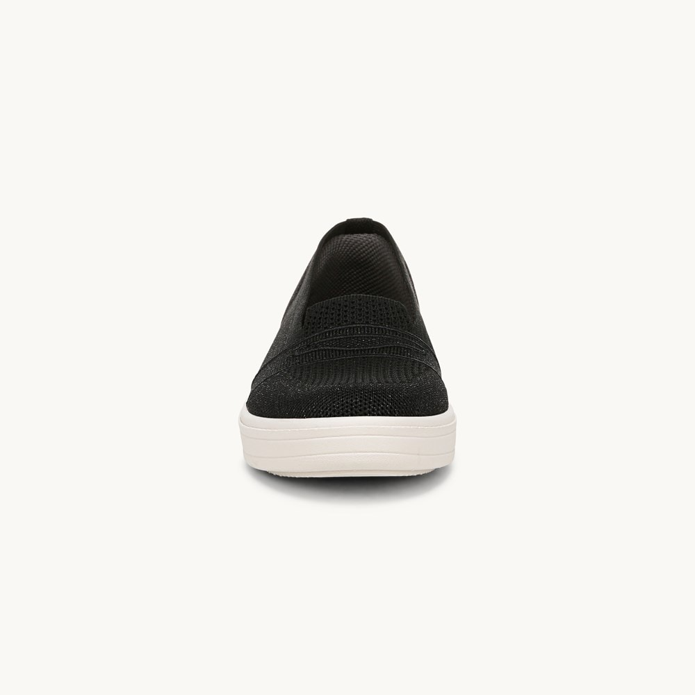LifeStride Valley Loafer - Black Knit Fabric