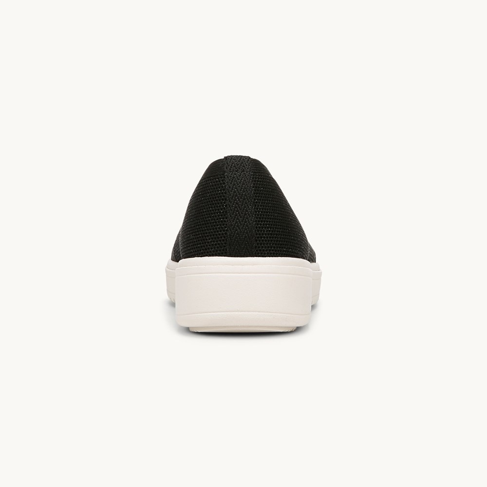 LifeStride Valley Loafer - Black Knit Fabric