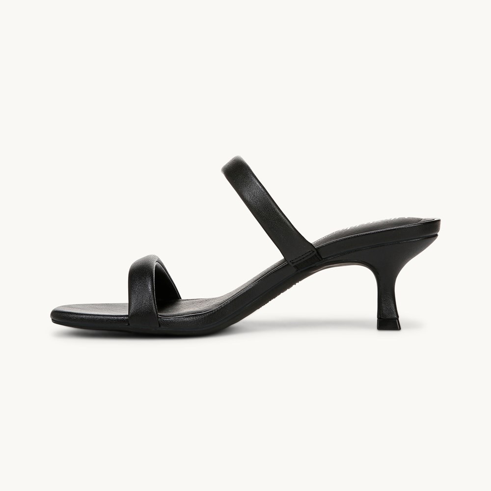 LifeStride Nalani Dress Sandal - Black Faux Leather