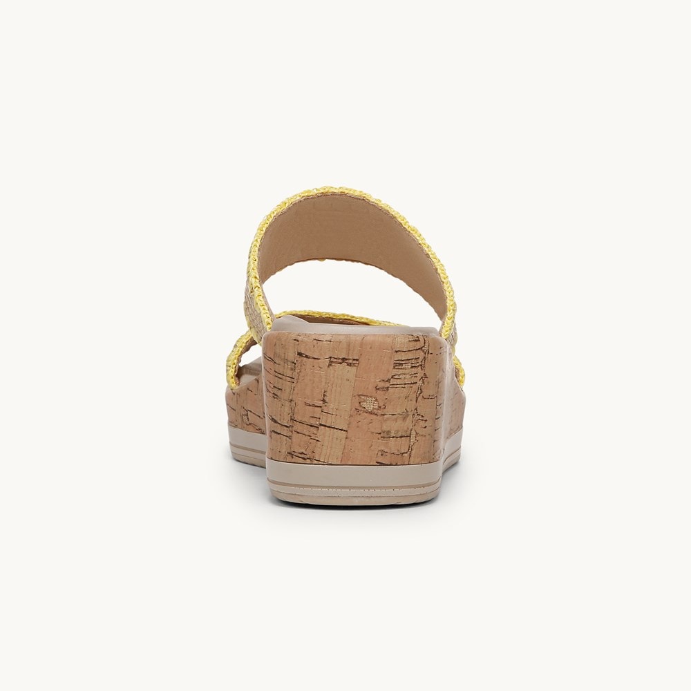 LifeStride Resort Wedge Sandal - Natural Multi Fabric
