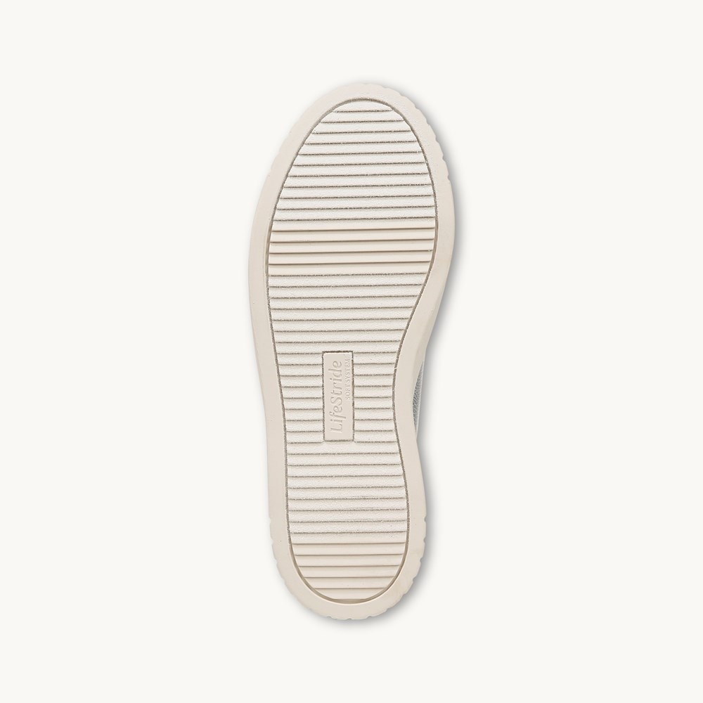 LifeStride Geneva Loafer - Silver Faux Leather