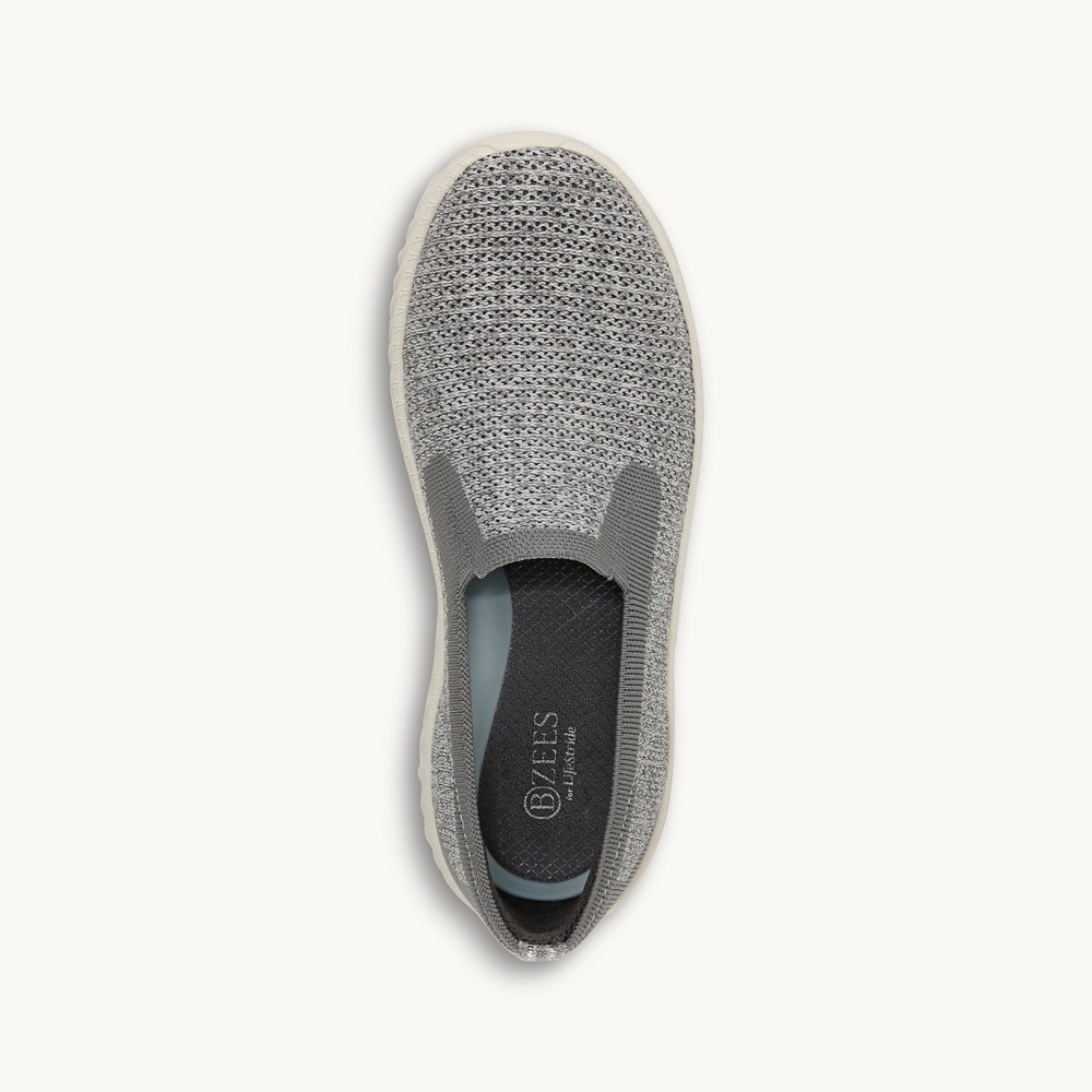 LifeStride Wednesday Slip On - Graphite Heathered Knit