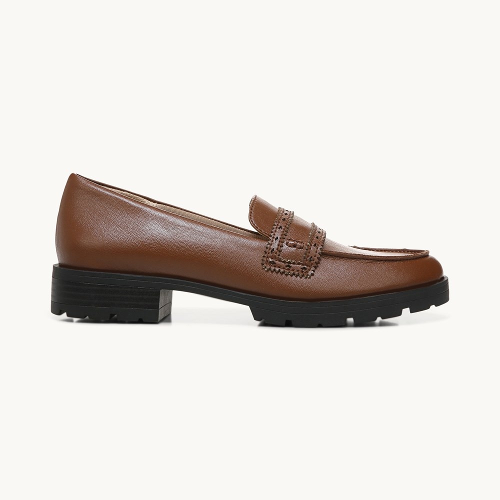 LifeStride London Loafer - Walnut Brown Synthetic