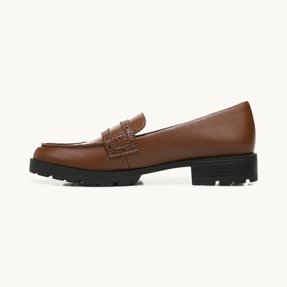 LifeStride London Loafer - Walnut Brown Synthetic
