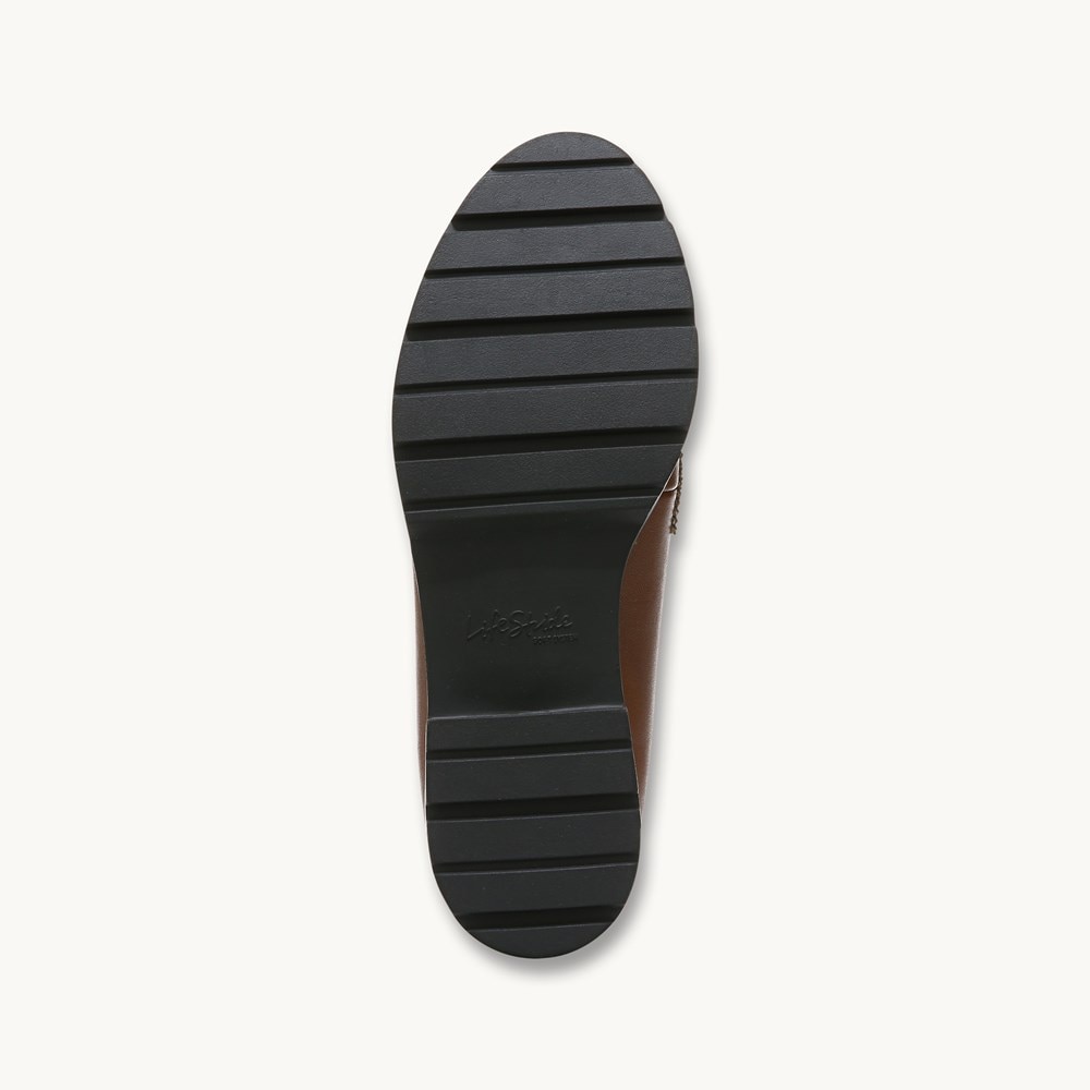 LifeStride London Loafer - Walnut Brown Synthetic
