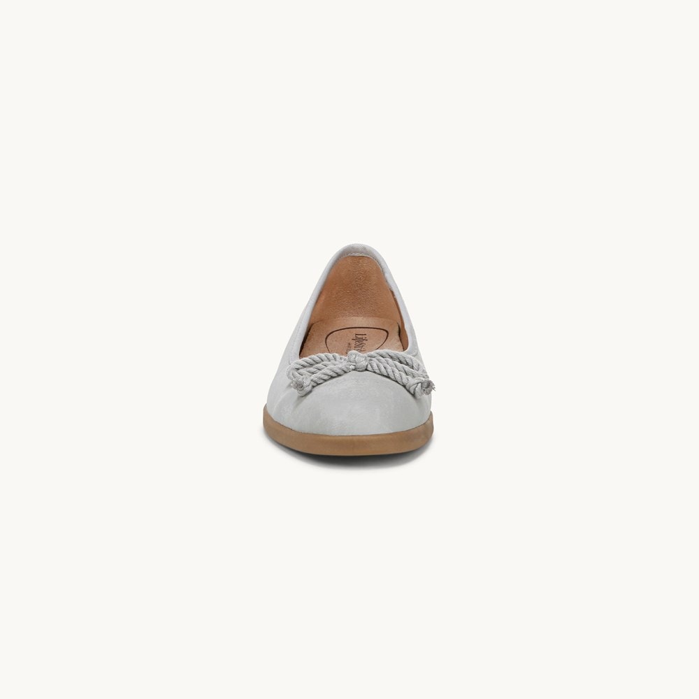 LifeStride Maura Flat - Grey Faux Leather