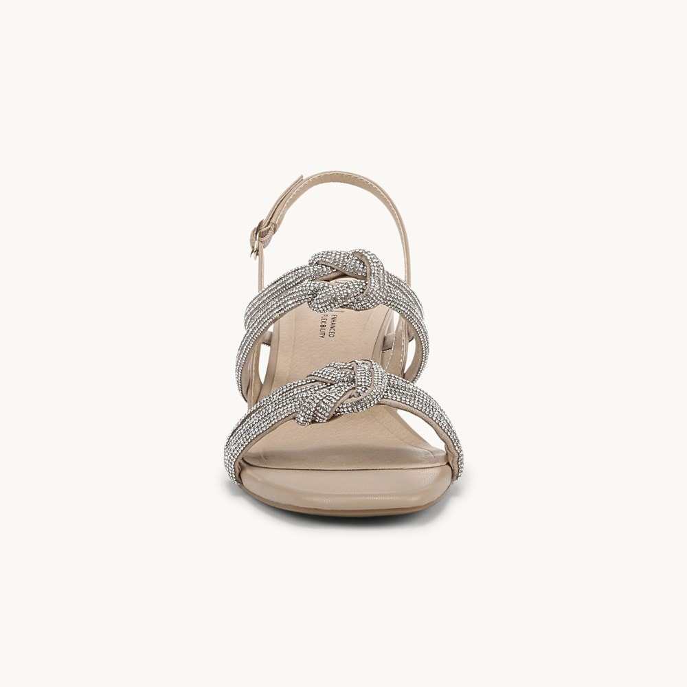 LifeStride Celeste Slingback Sandal - Tender Taupe Faux Leather