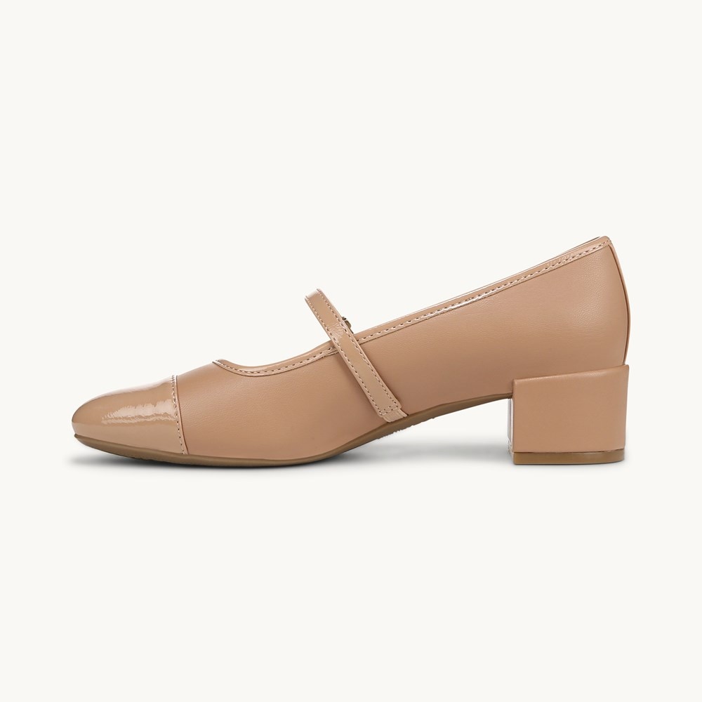 LifeStride Brooke Mary Jane - Sienna Tan Faux Leather