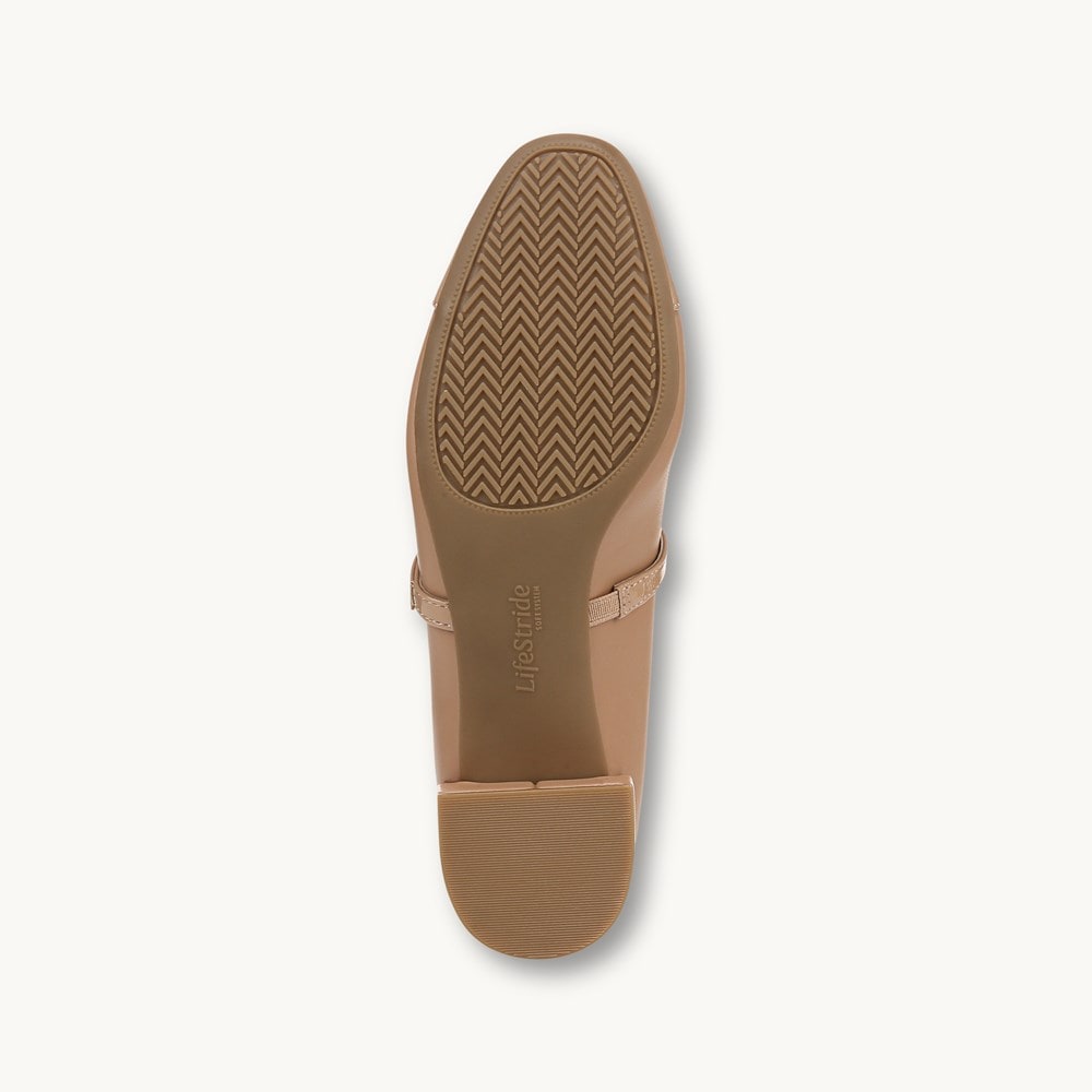 LifeStride Brooke Mary Jane - Sienna Tan Faux Leather