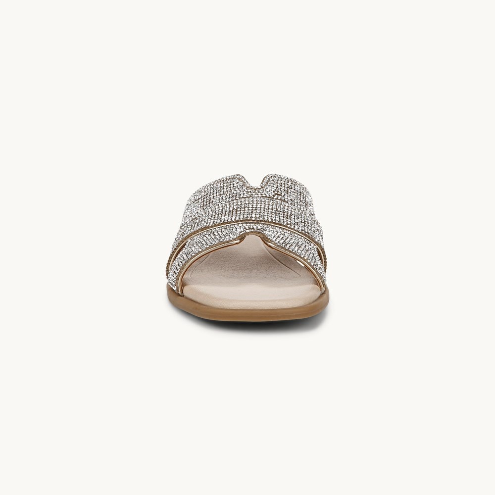 LifeStride Royalty Bling Sandal - Gold Faux Leather